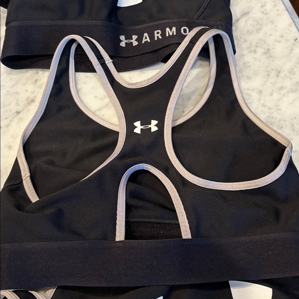 Under Armour Dark Sports Bras with Logo - Picture 4 of 4
